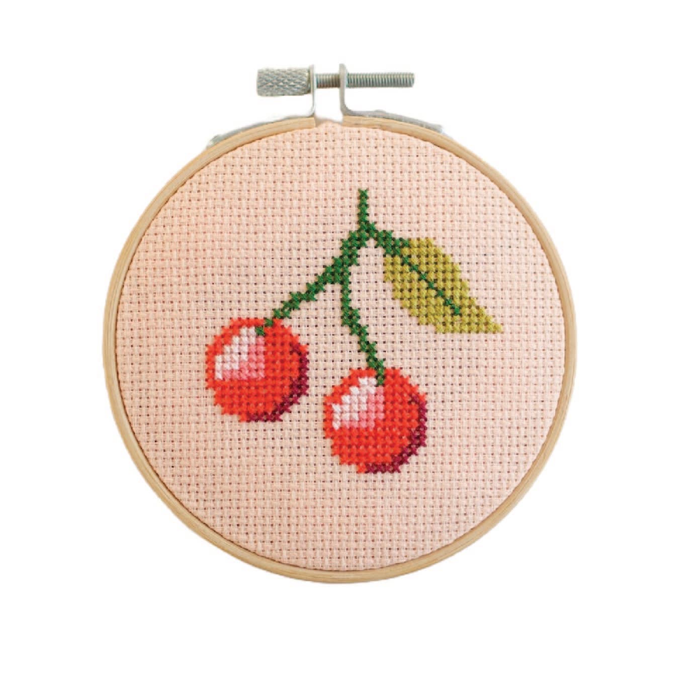 Cross Stitch Kit / Cherries