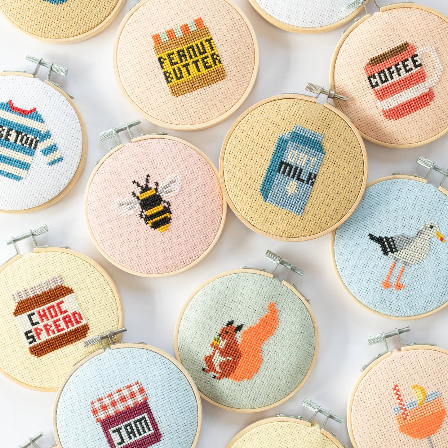 Cross Stitch Kit / Peanut Butter