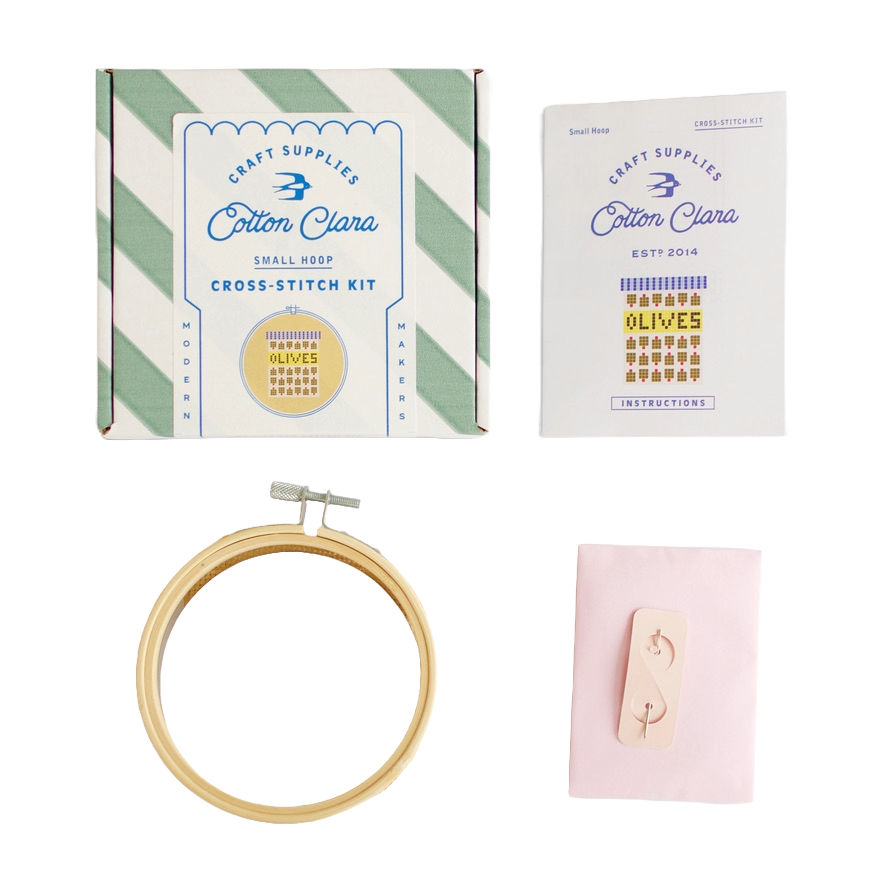 Cross Stitch Kit / Olives