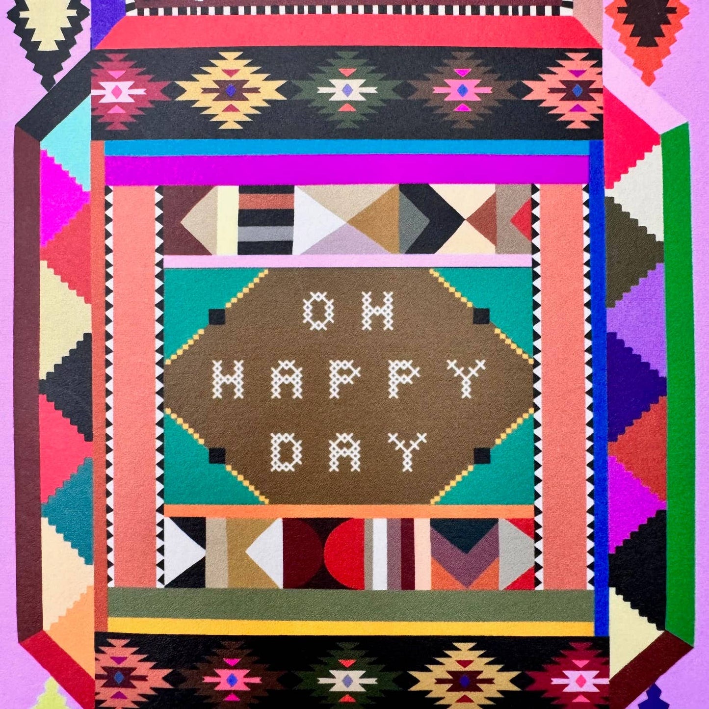 Decorative Rug Birthday Card / Oh Happy Day