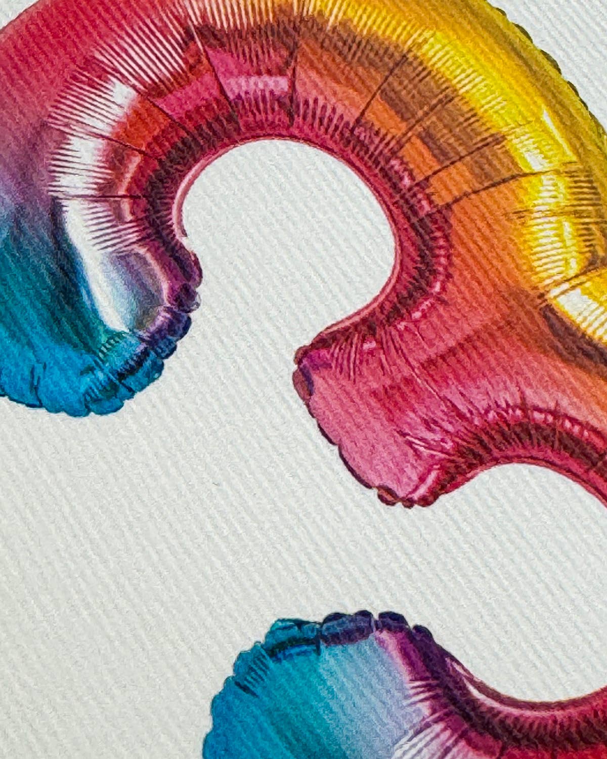 Birthday Balloon Card / Age 3