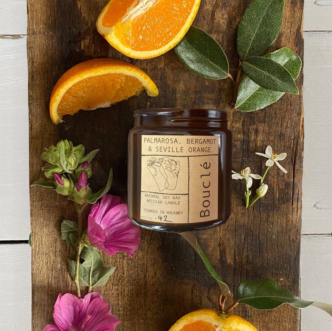Palmarosa, Bergamot & Seville Orange Candle