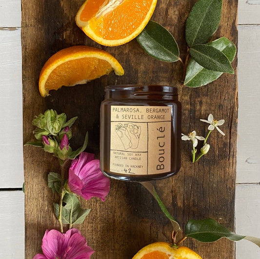 Palmarosa, Bergamot & Seville Orange Candle