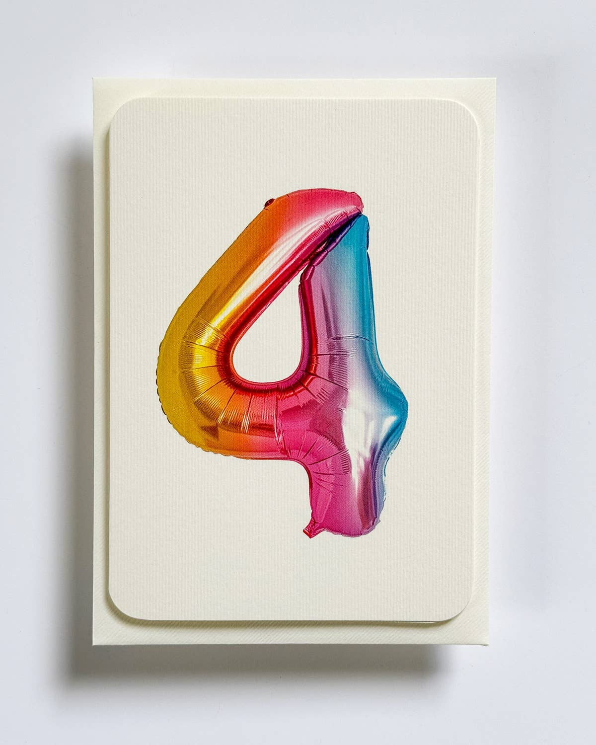 Birthday Balloon Card / Age 4
