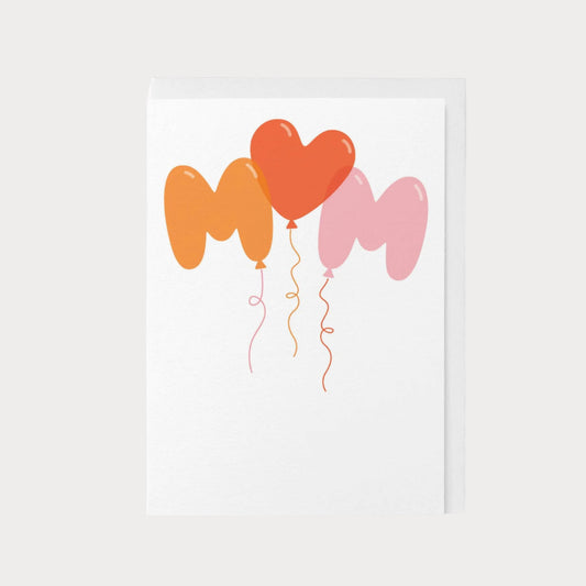 Mum Balloons Card