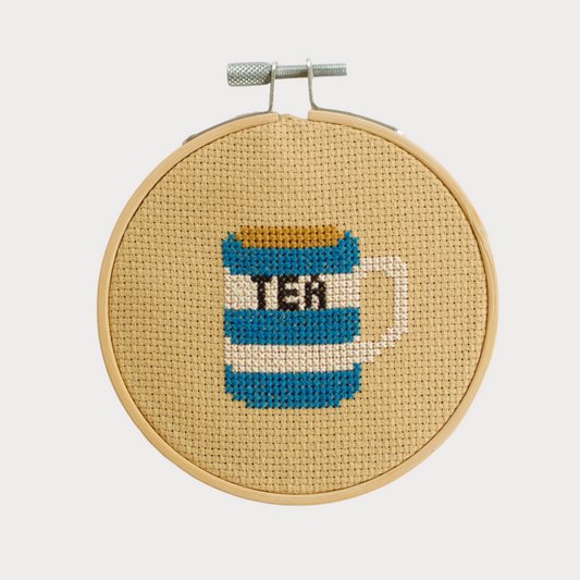 Cross Stitch Kit / Tea