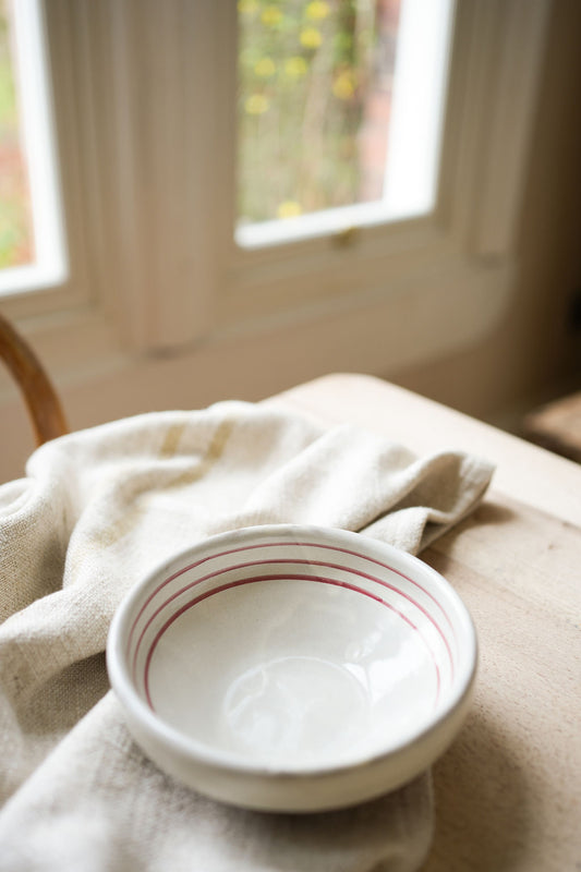 Snack Bowl / Breton Stripe Brick