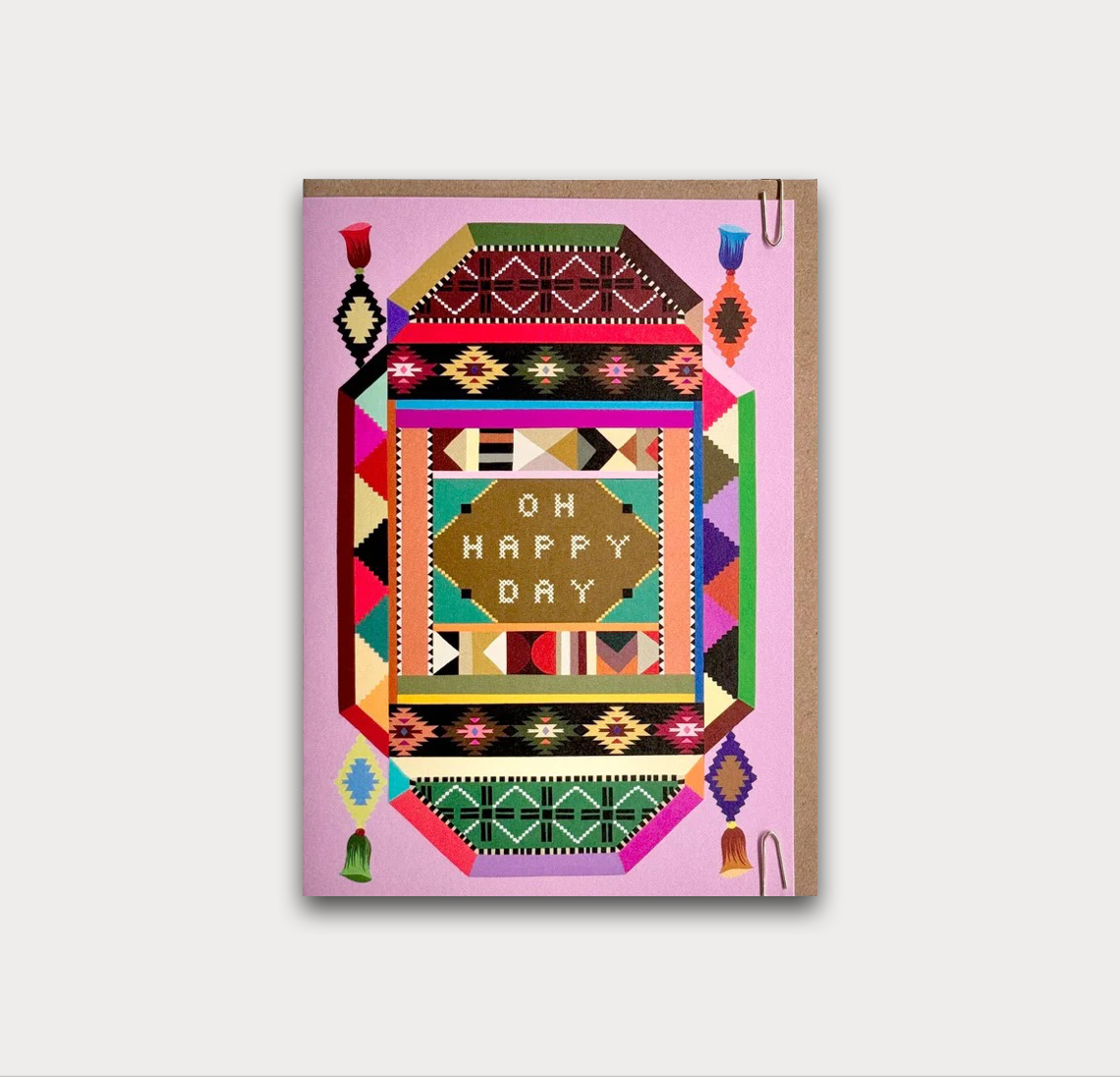 Decorative Rug Birthday Card / Oh Happy Day