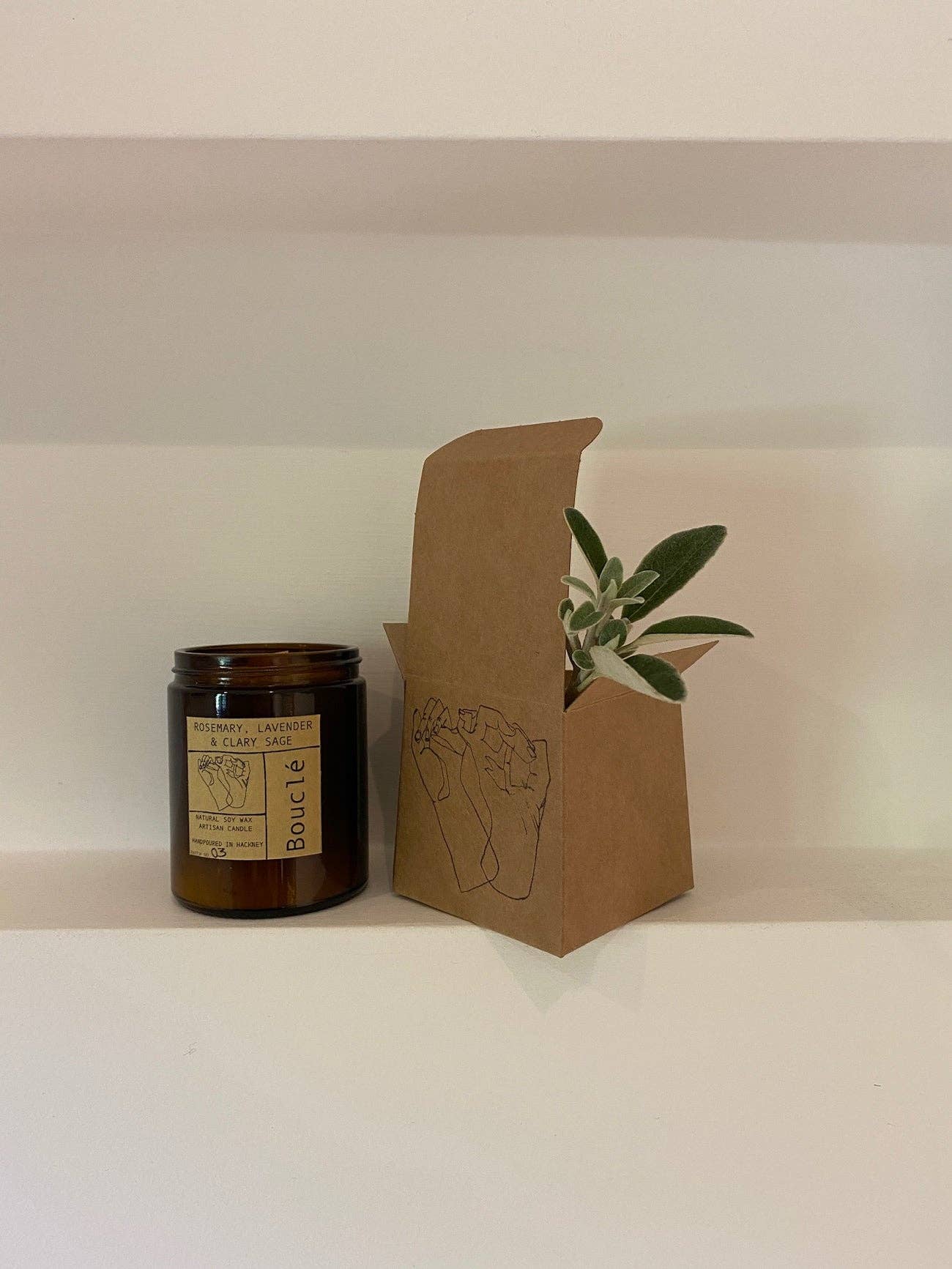 Rosemary, Lavender & Clary Sage Essential Oil Candle