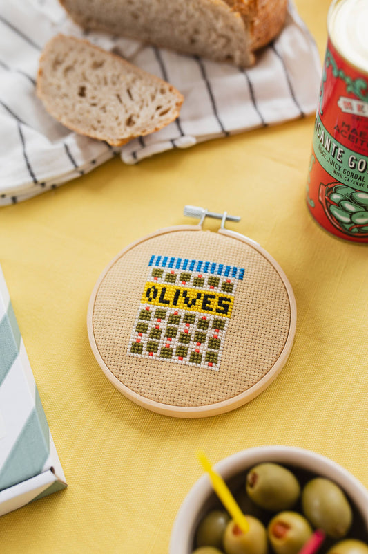 Cross Stitch Kit / Olives