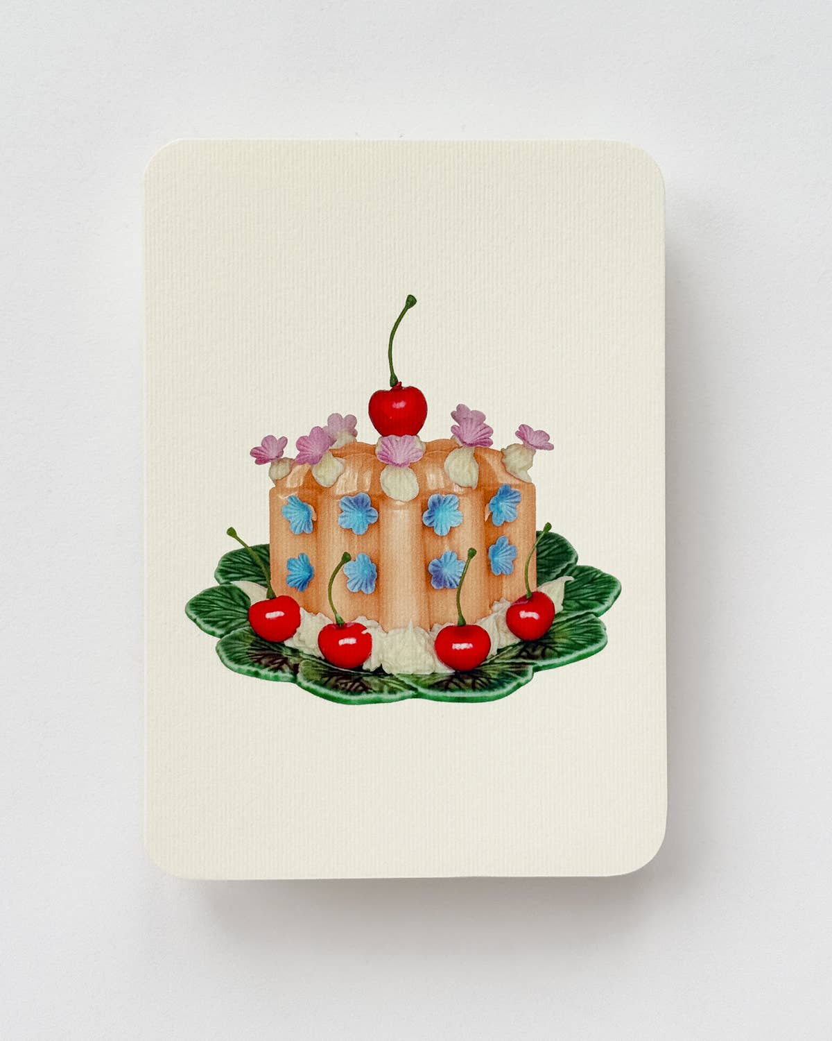 Blancmange Greeting Card / Saffron Cream