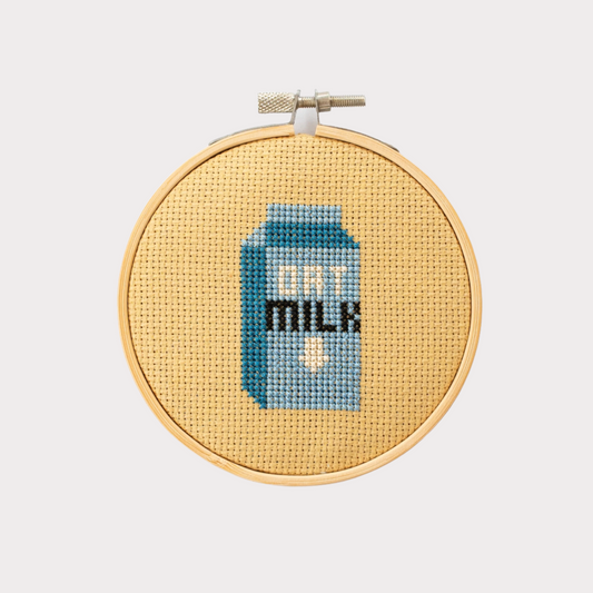 Cross Stitch Kit / Oat Milk