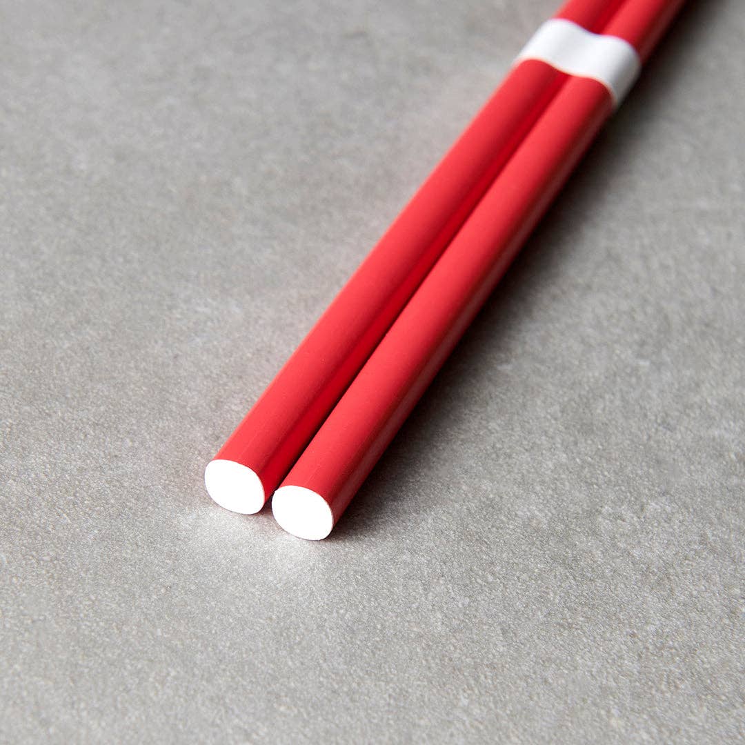Chopsticks / Watermelon Red & White